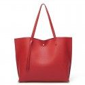 Factory direct sale  new women's shoulder bag fashion tassel Tote Bag Korean lychee pattern women's bag cross border