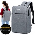 New business backpack leisure fashion college student bag 15.6 inch computer bag men's backpack factory
