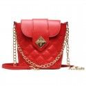 Shangxin texture small bag small women's bag  new fashion Lingge chain bucket messenger bag