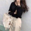 South Korea insbags women  women's bag Leisure Canvas bag simple cloth bag women's one shoulder hand-held messenger bag
