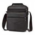 New classic business men's bag Solid Leather Men's shoulder bag fashion casual messenger men's bag wholesale customization