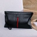 Factory supply new men's hand bag business leisure anti scanning leather hand bag