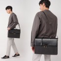 South Korea horizontal business trip Single Shoulder Messenger carrying briefcase solid color belt decoration soft bar spot