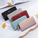 Carrken new frosted versatile Korean handbag multi card buckle long zipper women's wallet 