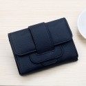  new Korean solid color drawstring 30% off wallet change bag hand bag student short women's wallet wallet 