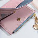 Swdvogan new wallet women's short  Korean fashion tassel versatile zipper women's wallet zero wallet 