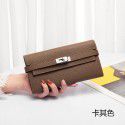  new women's long leather wallet grab bag European and American brand wallet foreign trade purpose
