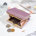  women's short wallet Korean fashion bright face 30% discount small teaching bag multi card student zero wallet in stock 