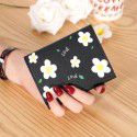 Manufacturer direct selling  Korean version new women's wallet short creative fashion wallet printed buckle zero wallet 