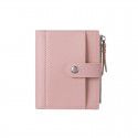 New women's short wallet wholesale Korean fashion thin multi Card Wallet direct sales soft face Pu zero wallet 
