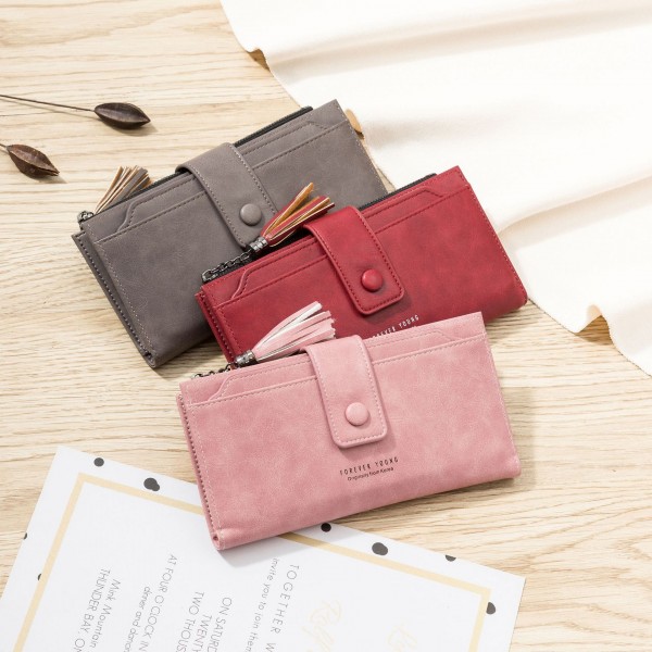 Amazon handbag retro Korean fashion multifunctional zipper buckle women's wallet driver's license 20% discount Wallet 