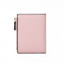 Wallet  cross border new texture double zipper women's wallet Korean fashion contrast color short Wallet 