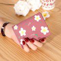 Manufacturer direct selling  Korean version new women's wallet short creative fashion wallet printed buckle zero wallet 