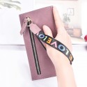  New Student Wallet Korean frosted multi card zipper wallet women's long handbag 30% off wholesale 