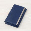 Foreign trade new women's short wallet buckle 20% off fashion leisure wallet frosted silver bag manufacturer wholesale 