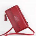 Manufacturer direct selling new high-capacity multifunctional solid color single shoulder small bag fashion simple messenger mobile phone bag for women 