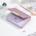  women's short wallet Korean fashion bright face 30% discount small teaching bag multi card student zero wallet in stock 