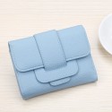  new Korean solid color drawstring 30% off wallet change bag hand bag student short women's wallet wallet 