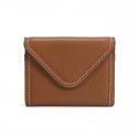 Leather women's card bag organ Leather Multi card clip lovely leather small zero wallet simple card sleeve