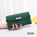  new women's long leather wallet grab bag European and American brand wallet foreign trade purpose