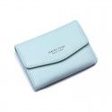 Cross border women's wallet short  new fashion wallet simple Korean women's small bag wallet buckle zero wallet 