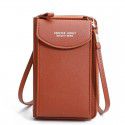 new wholesale large capacity multifunctional solid color fashion simple single shoulder small bag messenger mobile phone bag women 