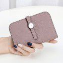  new leather wallet women's medium and short card cover card bag big brand zero wallet foreign trade Wallet