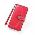 Carrken new women's Wallet Zipper buckle Long Wallet fashion personality European and American handbag wholesale 