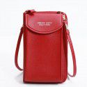 new wholesale large capacity multifunctional solid color fashion simple single shoulder small bag messenger mobile phone bag women 