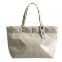  new geometric tote bag large capacity simple women's bag spring and summer small Lingge portable shoulder bag