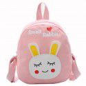 Children's schoolbag cartoon rabbit canvas bag kindergarten children's backpack Korean fashion girl backpack foreign trade 