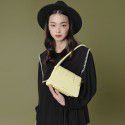 Leather underarm bag a hair agent factory fashion trend Korean leather minority design women's bag commuter shoulder bag