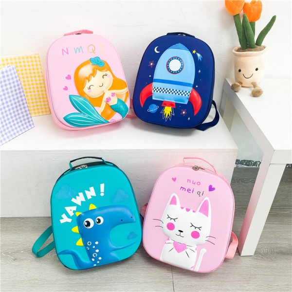 Cartoon dinosaur EVA children's schoolbag kindergarten load reducing backpack boys and girls anti splash gift bag wholesale 