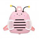 Anti loss backpack Infant Baby double shoulder bee small schoolbag 1-3 years old children boys and girls lovely Backpack 