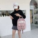  new backpack schoolbag female Korean version simple foreign style student travel leisure backpack 