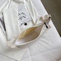 Large capacity nylon bag female new Korean version simple cow pattern messenger bag wide shoulder strap fashion dumpling bag 