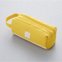 Large capacity Pencil Bag Girl Japanese simple stationery box student stationery bag pencil box high school student pencil bag 
