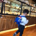 2021 summer new anti lost children's backpack shark kindergarten backpack traction rope cute small backpack