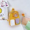 Kindergarten new cartoon schoolbag light girl backpack embroidered thread children's contrast color backpack cute trendy children's bag