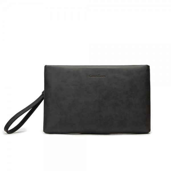 2020 new men's handbag men's handbag hand bag portable envelope small bag mobile phone leisure leather bag clip bag tide brand 