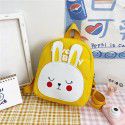 New cartoon small animal kindergarten schoolbag Korean lovely Canvas Backpack fashion contrast color children's backpack