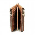 Factory wholesale men's new leather wallet RFID anti-theft money brush collet layer cowhide business leisure Wallet 