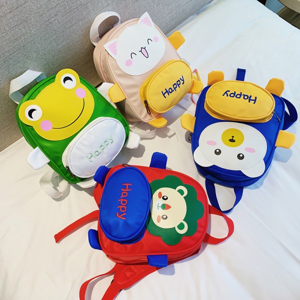 Lucky pig new 2-5-year-old children's backpack kindergarten schoolbag anti loss lovely children's bag wholesale