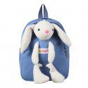 Qiaocheng new  cartoon boys and girls kindergarten backpack student schoolbag lovely rabbit doll Backpack
