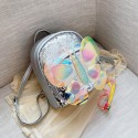 Lucky pig new 2-5 children's Sequin backpack kindergarten schoolbag anti missing butterfly lovely children's bag