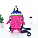 2021 summer new anti lost children's backpack shark kindergarten backpack traction rope cute small backpack