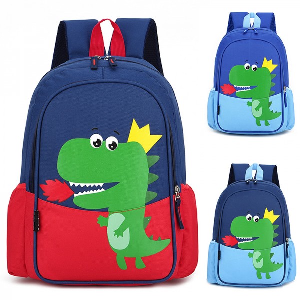 2020 new children's schoolbag cartoon cute schoolbag for primary school students in grades 1-3 small dinosaur children's shoulders 