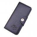 New men's wallet Long Wallet men's youth fashion buckle multi card position 30% lychee pattern soft leather clip bag 