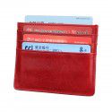 Manufacturer wholesale RFID Business Bank card bag vintage leather credit card bag bus card leather cover business card 