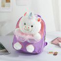 Qiaocheng new  children's schoolbag cartoon kindergarten backpack cute Unicorn toy detachable Backpack